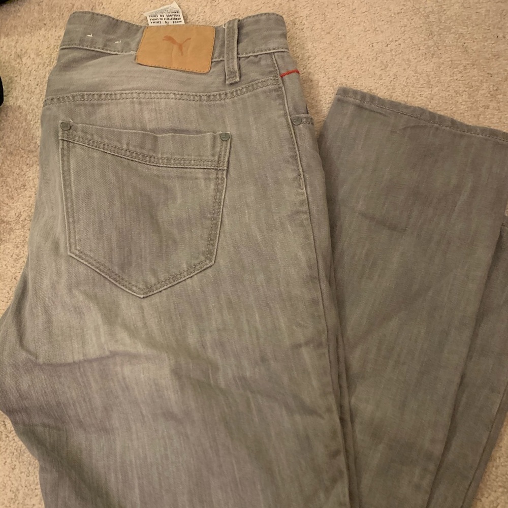 PUMA GREY MENS JEANS 32 x 32